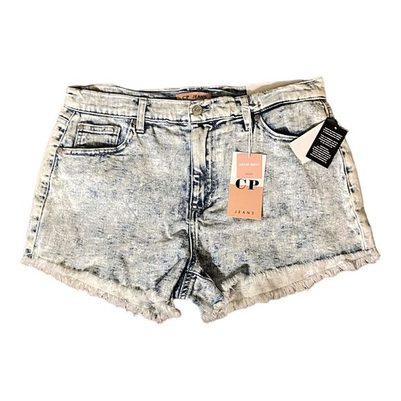 CP High-Rise Short Acid Washed Cut Off - Picture 2 of 4